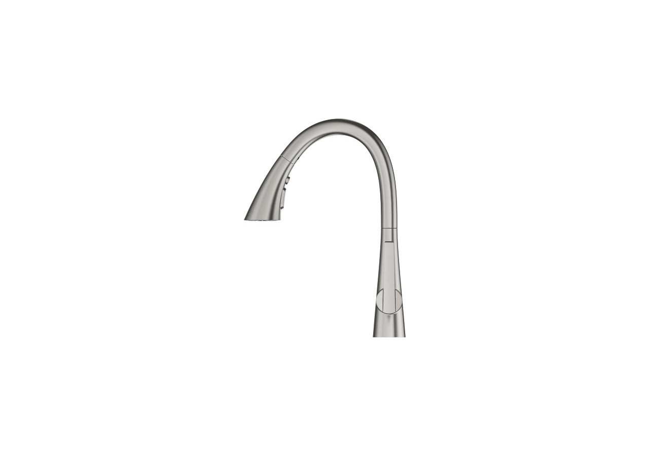 Zedra mitigeur monocommande evier Supersteel - 32294DC2 - Grohe