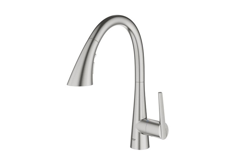 Zedra mitigeur monocommande evier Supersteel - 32294DC2 - Grohe 2