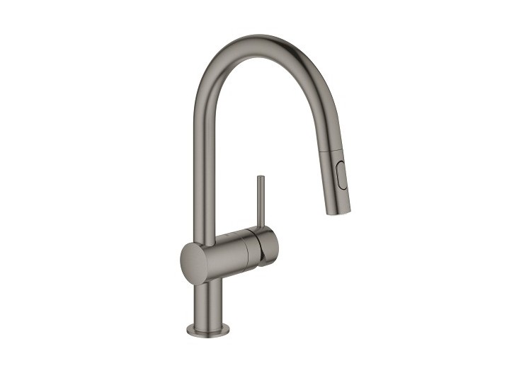 Minta mitigeur monocommande evier Hard Graphite brossé - 32321AL2 - Grohe 2
