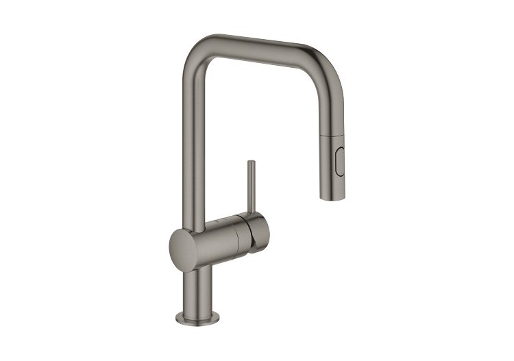 Minta mitigeur monocommande evier Hard Graphite brossé - 32322AL2 - Grohe 2