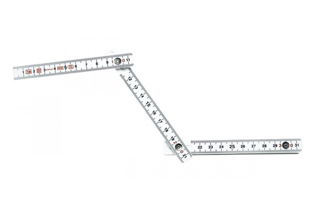 Mesure Pliante 2M X 16Mm Synthetique - Stanley : Confort'Mat