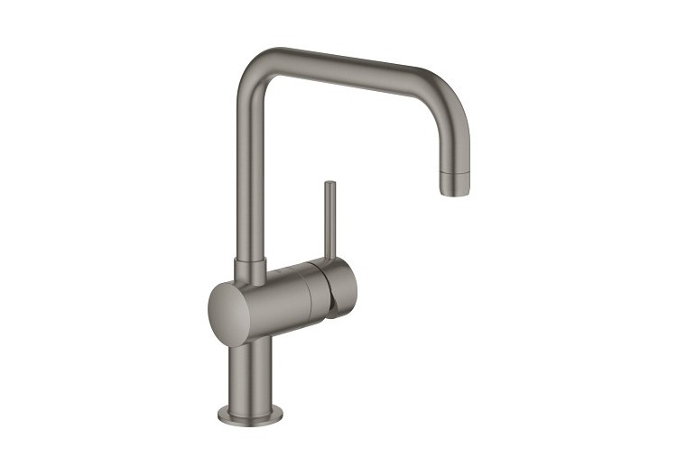 Minta mitigeur monocommande evier Hard Graphite brossé - 32488AL0 - Grohe 2