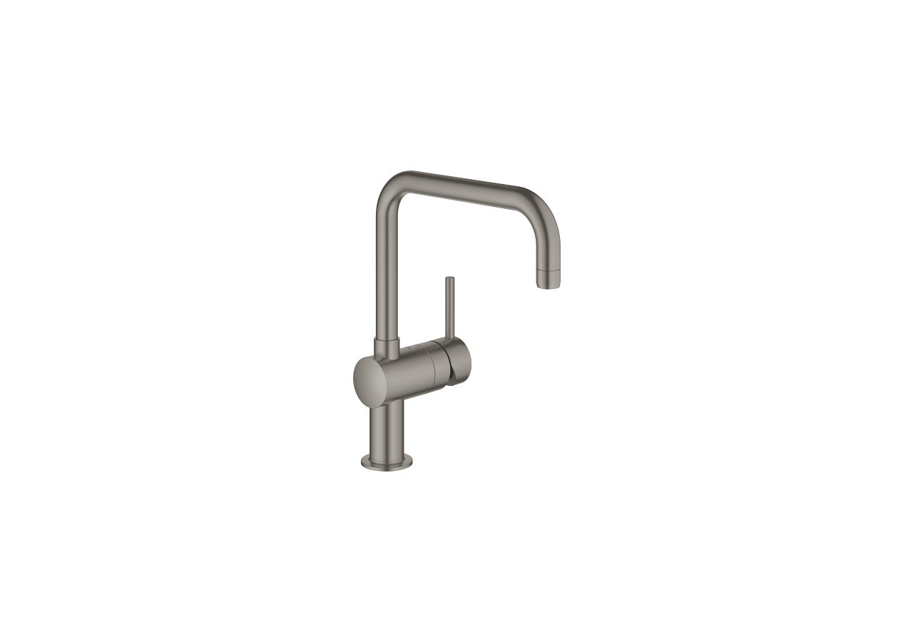 Minta mitigeur monocommande evier Hard Graphite brossé - 32488AL0 - Grohe