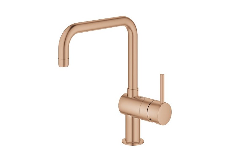 Minta mitigeur monocommande evier Warm Sunset brossé - 32488DL0 - Grohe