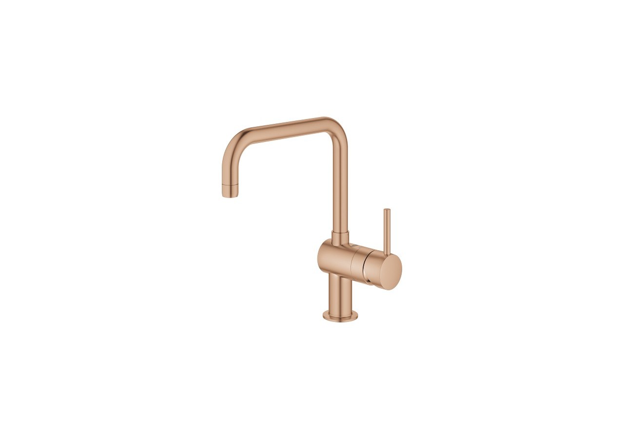 Minta mitigeur monocommande evier Warm Sunset brossé - 32488DL0 - Grohe