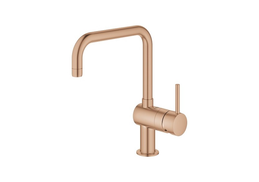 Minta mitigeur monocommande evier Warm Sunset brossé - 32488DL0 - Grohe
