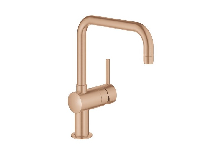 Minta mitigeur monocommande evier Warm Sunset brossé - 32488DL0 - Grohe 2