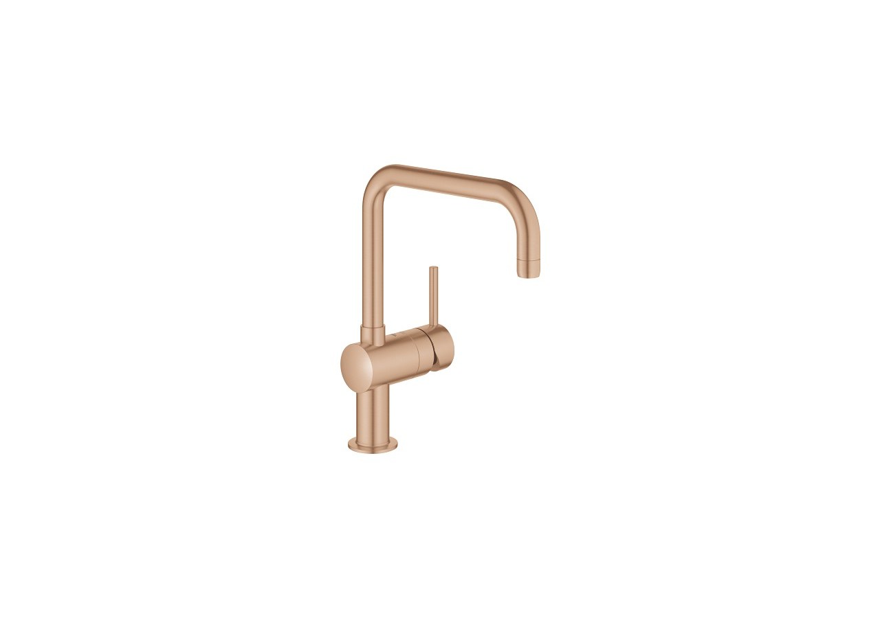 Minta mitigeur monocommande evier Warm Sunset brossé - 32488DL0 - Grohe