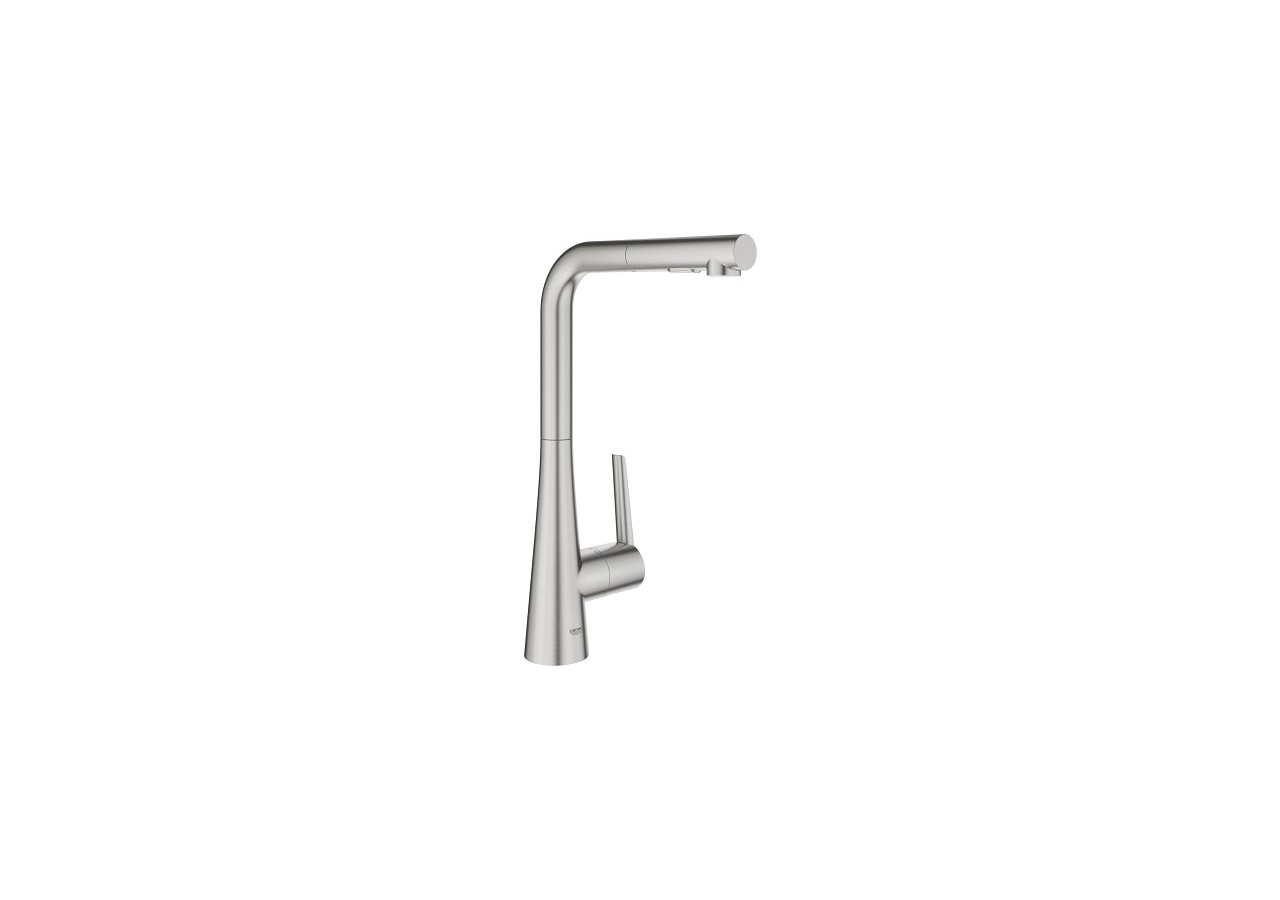 Zedra mitigeur monocommande evier Supersteel - 32553DC2 - Grohe