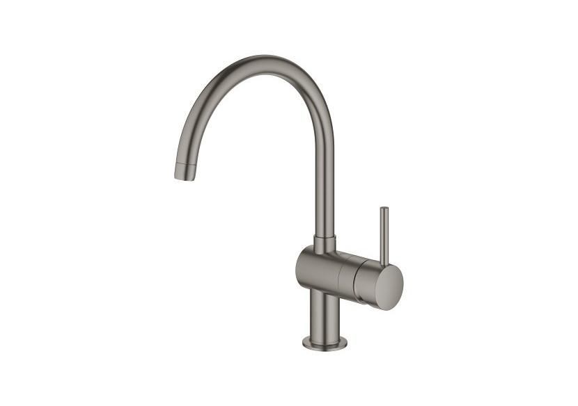 Minta mitigeur monocommande evier Hard Graphite brossé - 32917AL0 - Grohe