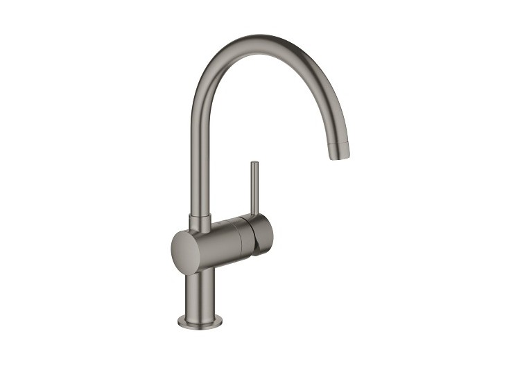Minta mitigeur monocommande evier Hard Graphite brossé - 32917AL0 - Grohe 2