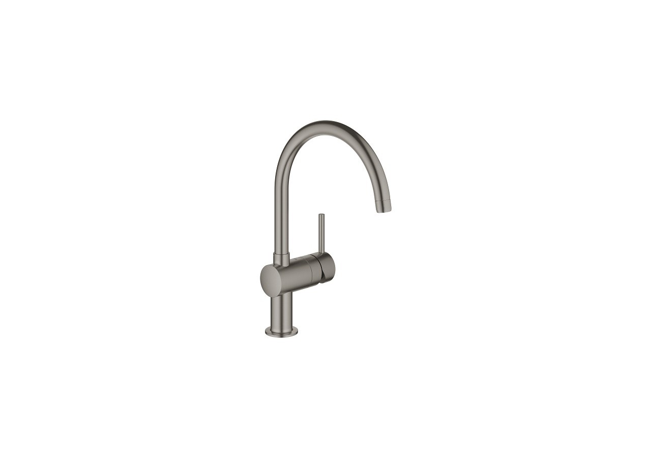 Minta mitigeur monocommande evier Hard Graphite brossé - 32917AL0 - Grohe