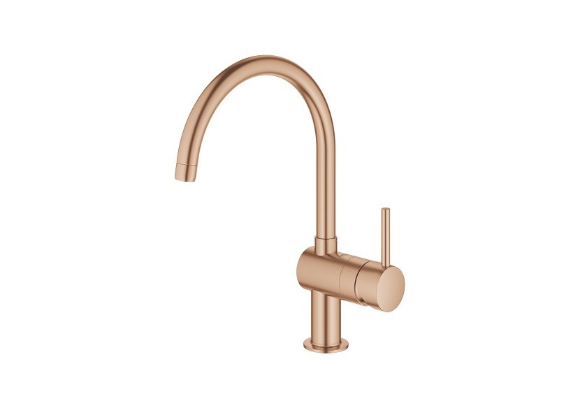 Minta mitigeur monocommande evier Warm Sunset brossé - 32917DL0 - Grohe