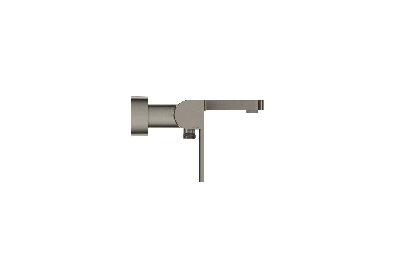 Grohe plus mitigeur monocommande bain / douche Hard Graphite brossé - 33553AL3 - Grohe