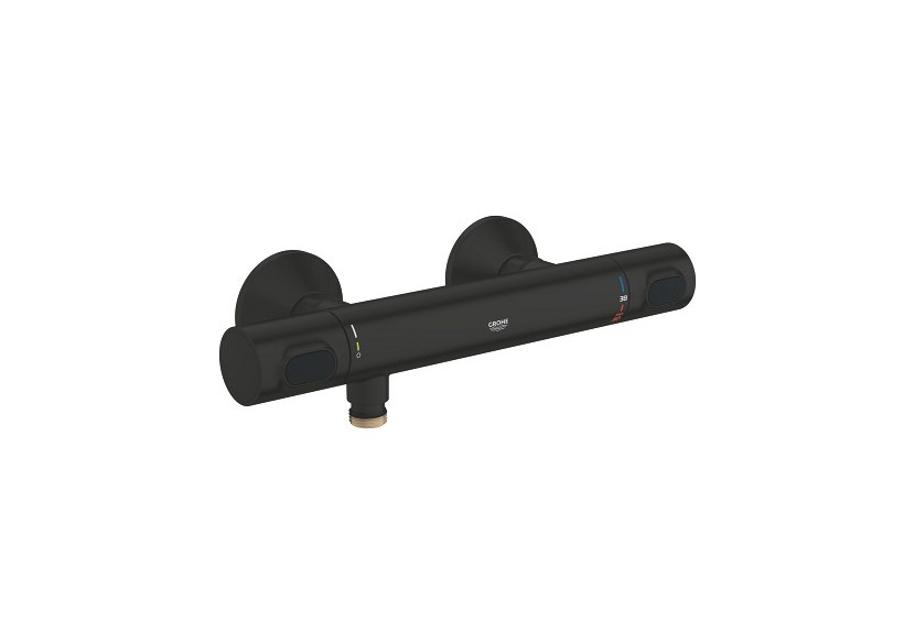 Grohtherm 500 mitigeur thermostatique douche Noir mat - 347952430 - Grohe