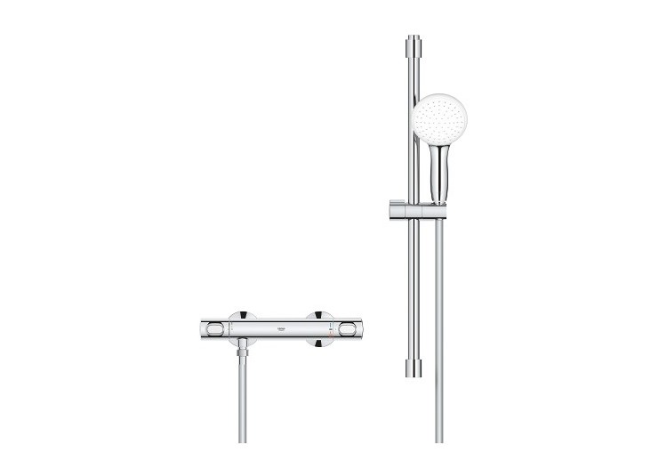 Grohtherm 500 mitigeur thermostatique douche Chromé - 34808001 - Grohe