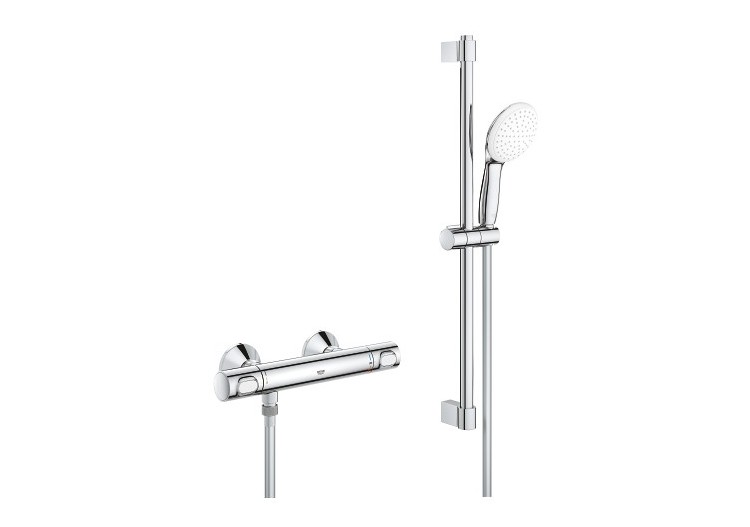 Grohtherm 500 mitigeur thermostatique douche Chromé - 34808001 - Grohe 2