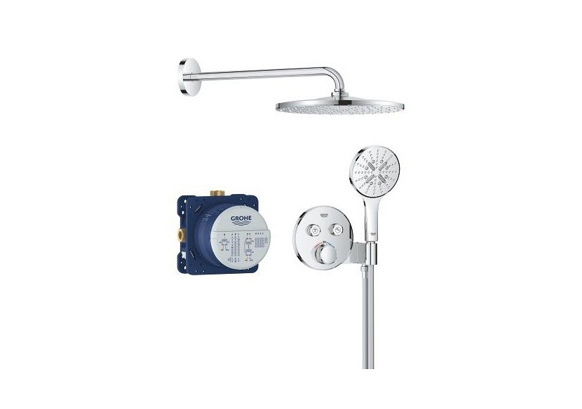 Grohtherm smartcontrol ensemble de douche encastré avec rainshower mono 310 Chromé - 34866000 - Grohe