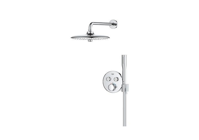Grohtherm smartcontrol ensemble de douche encastré avec euphoria 260 Chromé - 34867000 - Grohe