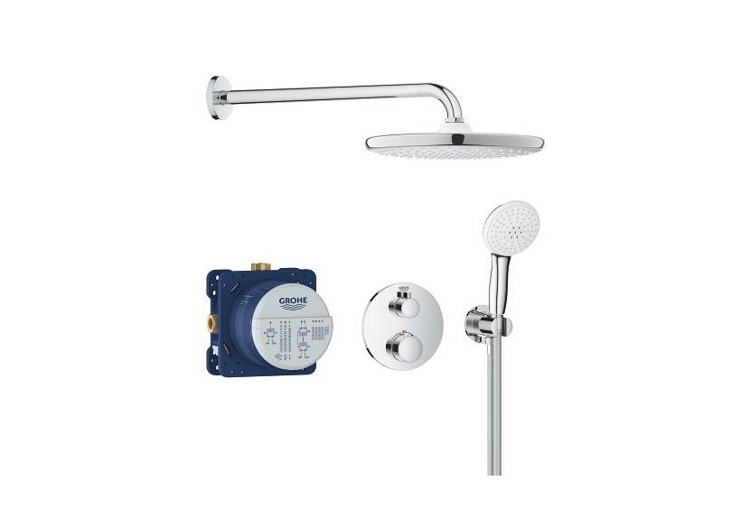 Grohtherm ensemble de douche encastré avec tempesta 250 Chromé - 34872000 - Grohe