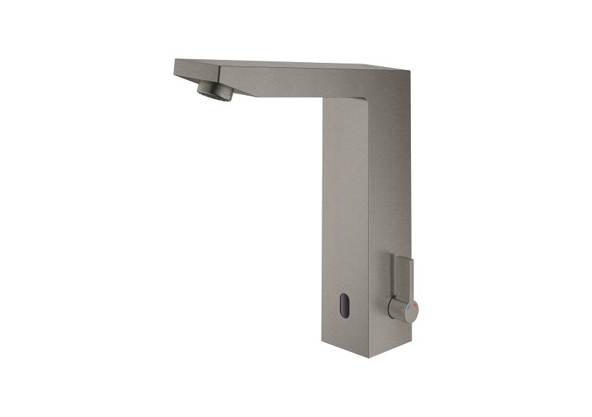 Eurocube e mitigeur lavabo infrarouge avec limiteur de température ajustable Hard Graphite brossé - 36441AL0 - Grohe