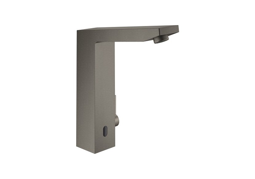 Eurocube e mitigeur lavabo infrarouge avec limiteur de température ajustable Hard Graphite brossé - 36441AL0 - Grohe