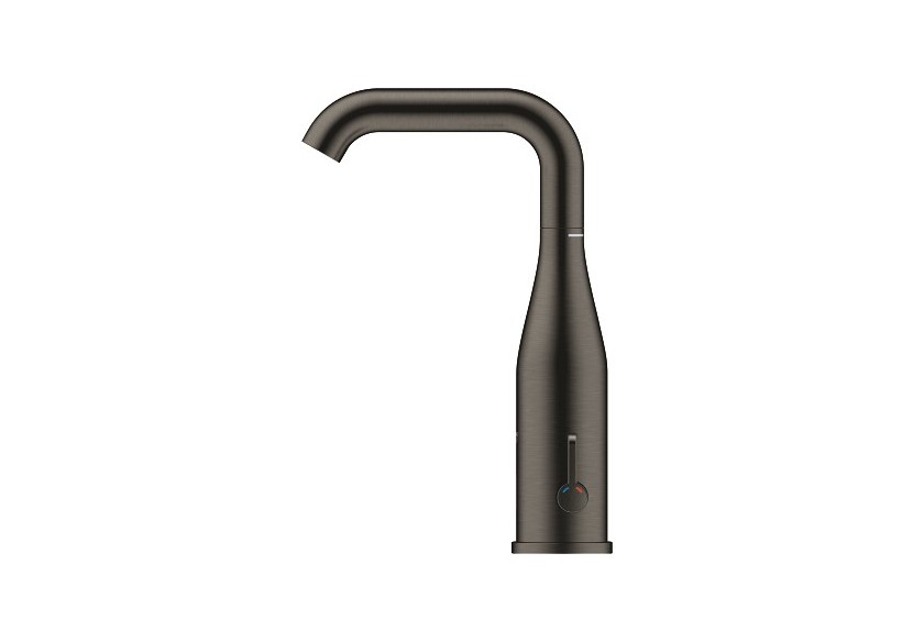 Essence e mitigeur lavabo infrarouge avec limiteur de température ajustable Hard Graphite brossé - 36445AL0 - Grohe