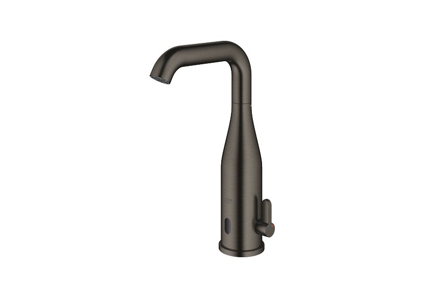 Essence e mitigeur lavabo infrarouge avec limiteur de température ajustable Hard Graphite brossé - 36445AL0 - Grohe