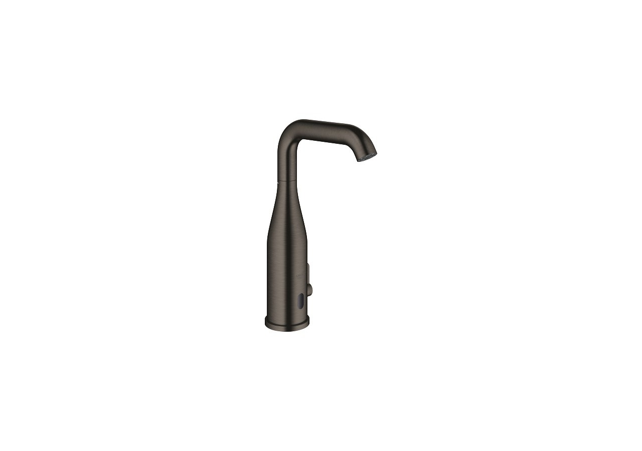 Essence e mitigeur lavabo infrarouge avec limiteur de température ajustable Hard Graphite brossé - 36445AL0 - Grohe