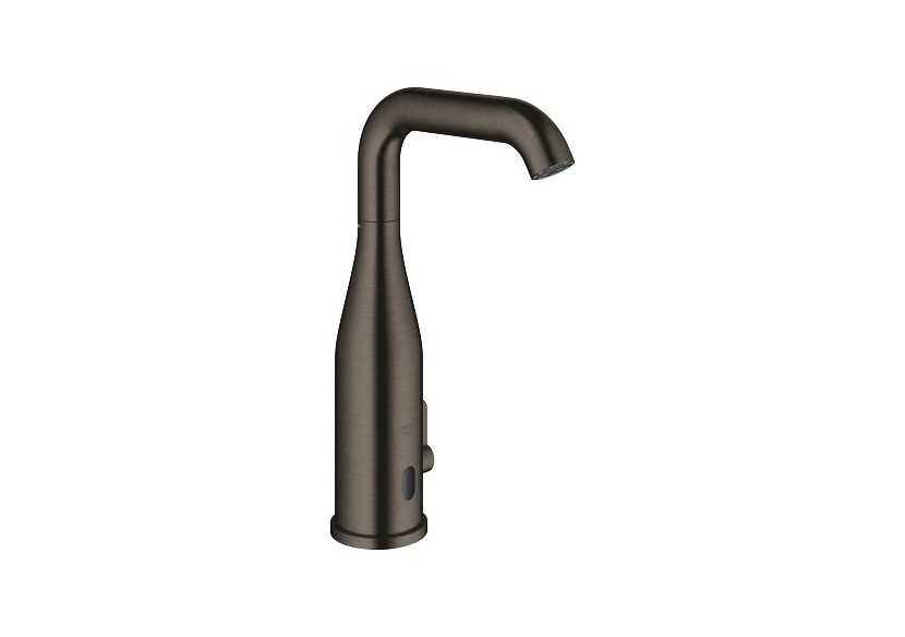 Essence e mitigeur lavabo infrarouge avec limiteur de température ajustable Hard Graphite brossé - 36445AL0 - Grohe