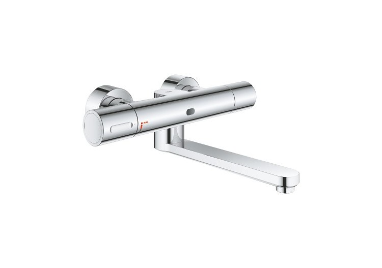 Eurosmart cosmopolitan e special mitigeur thermostatique infrarouge lavabo, montage mural Chromé - 36454000 - Grohe 2