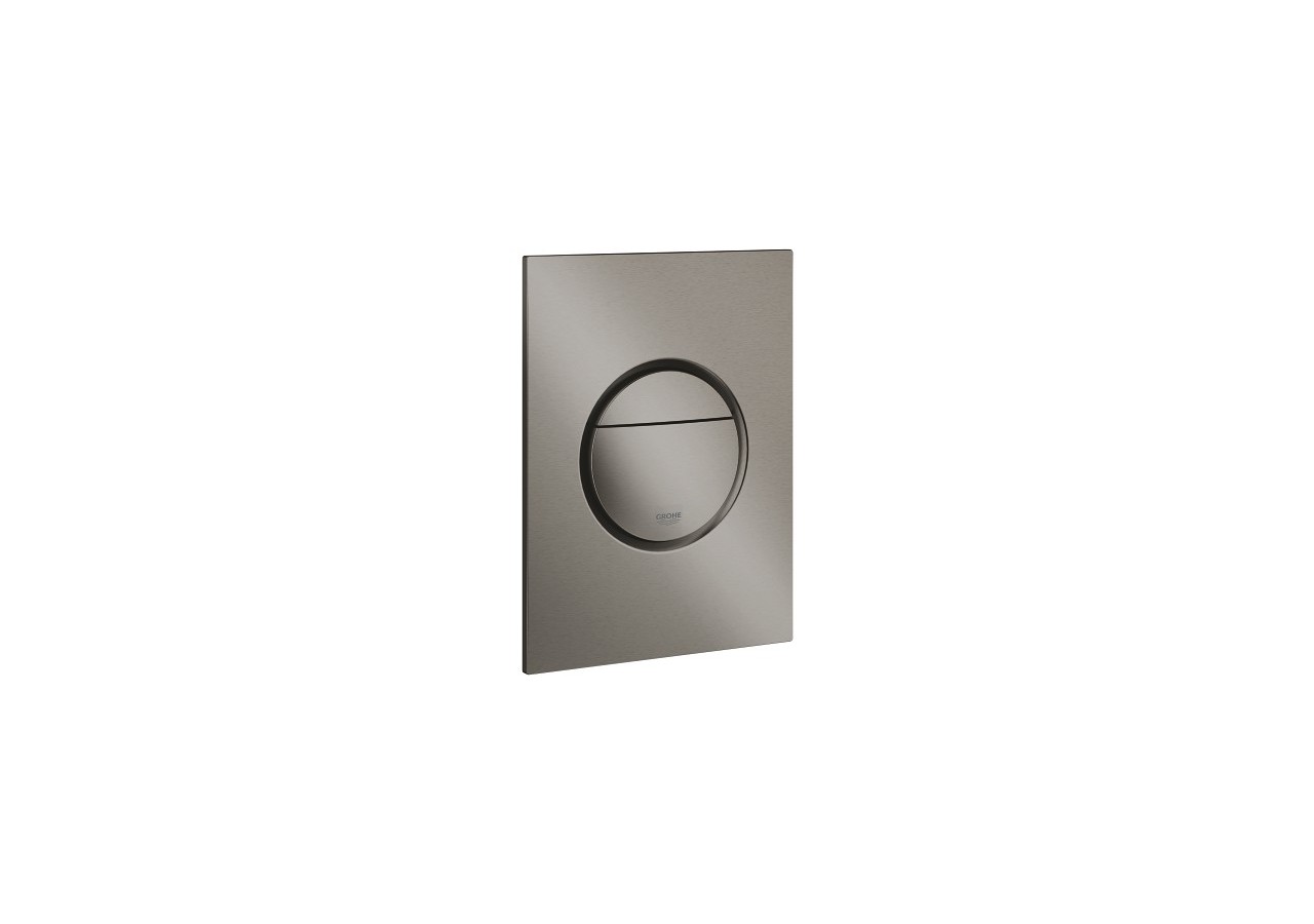 Nova cosmopolitan taille s plaque de commande Hard Graphite brossé - 37601AL0 - Grohe