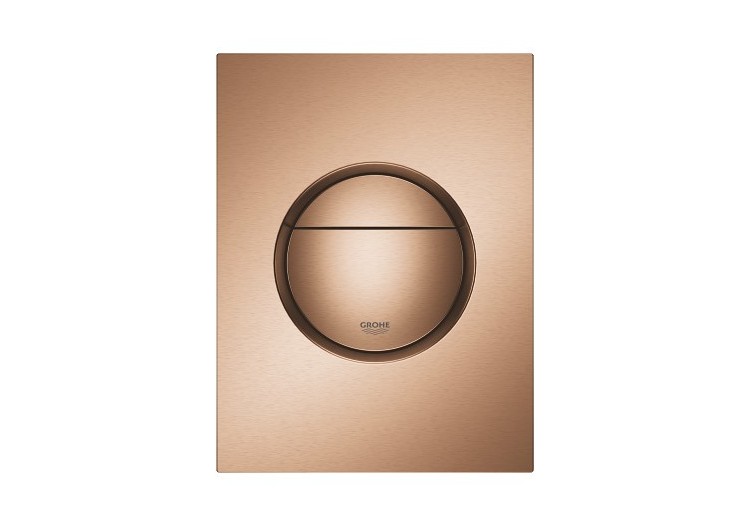 Nova cosmopolitan taille s plaque de commande Warm Sunset brossé - 37601DL0 - Grohe
