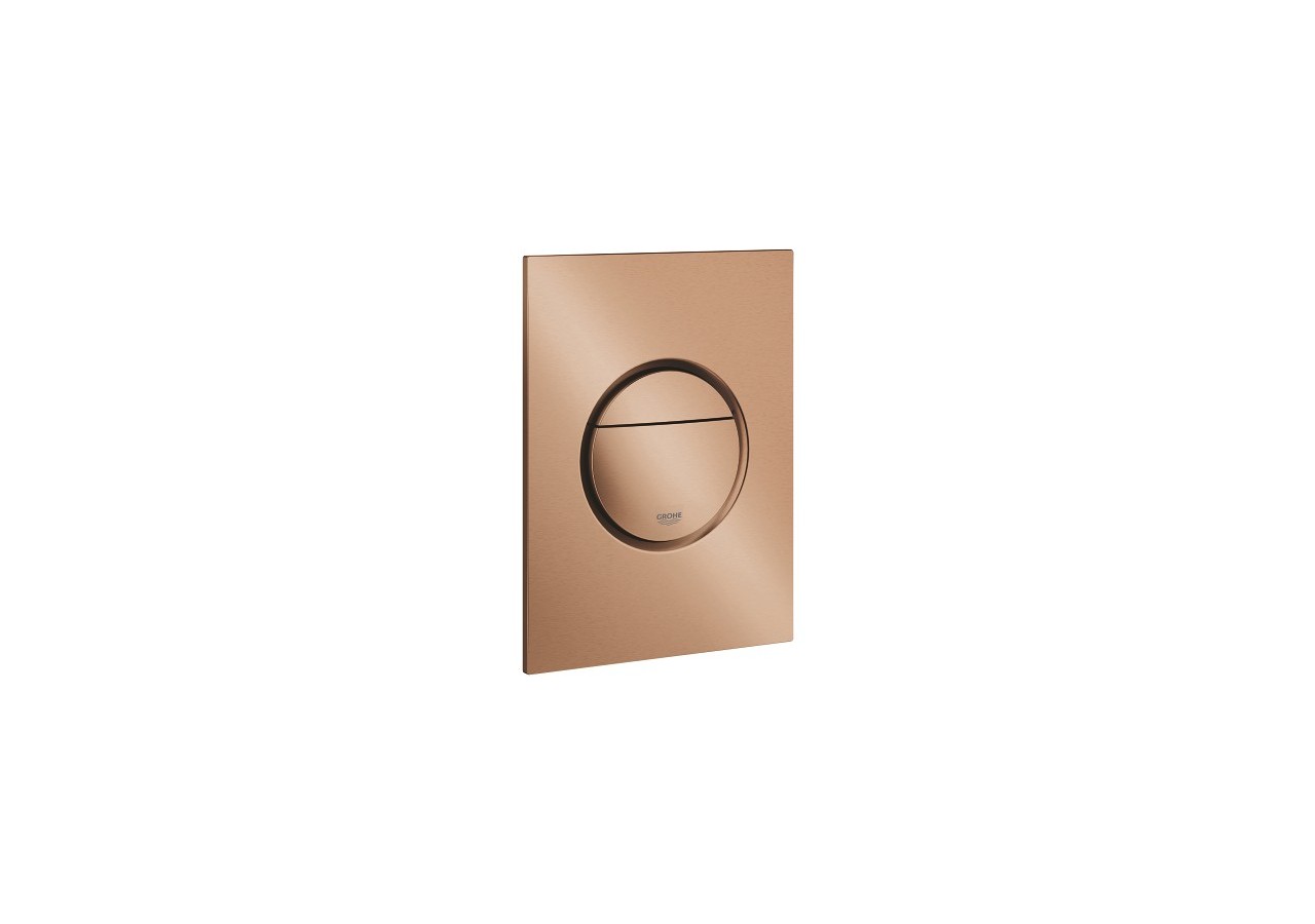 Nova cosmopolitan taille s plaque de commande Warm Sunset brossé - 37601DL0 - Grohe