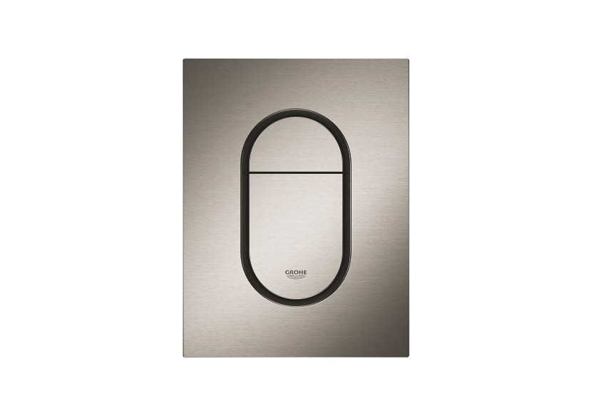 Arena cosmopolitan taille s plaque de commande Hard Graphite brossé - 37624AL0 - Grohe
