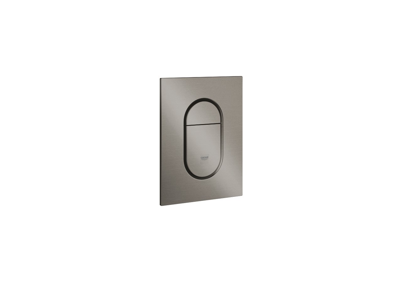 Arena cosmopolitan taille s plaque de commande Hard Graphite brossé - 37624AL0 - Grohe