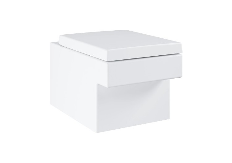 Cube ceramic abattant wc fermeture frein de chute Blanc alpin - 39488000 - Grohe