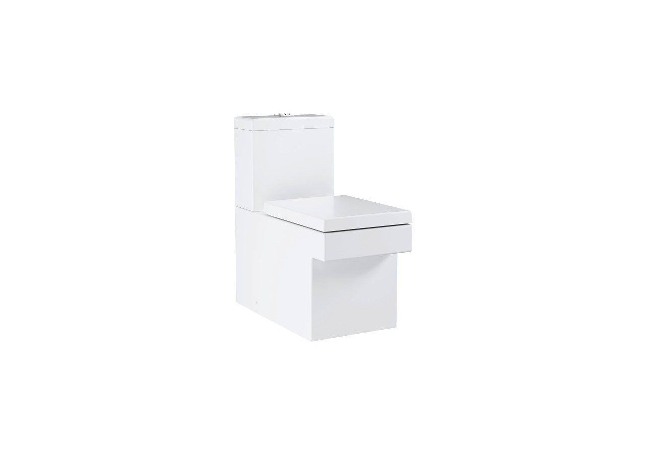 Cube ceramic abattant wc fermeture frein de chute Blanc alpin - 39488000 - Grohe