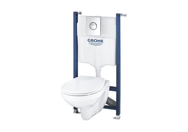 Solido bâti support 5-en-1 pour wc, 1.13 m Chromé - 39498000 - Grohe 2