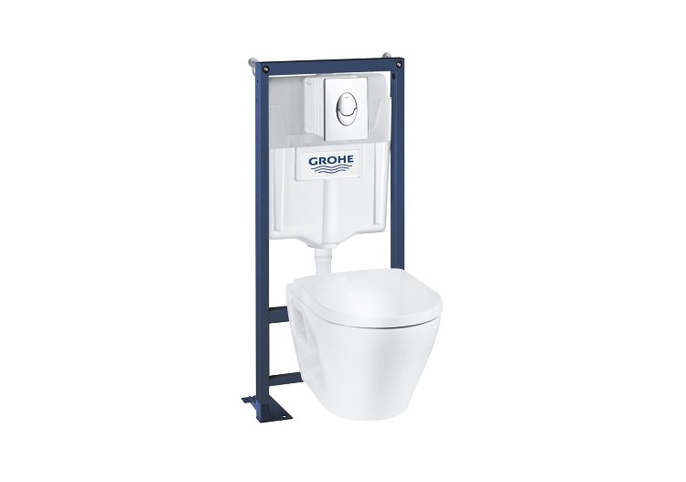 Solido pack bâti wc solido harmony rimless Chromé - 39595000 - Grohe 2