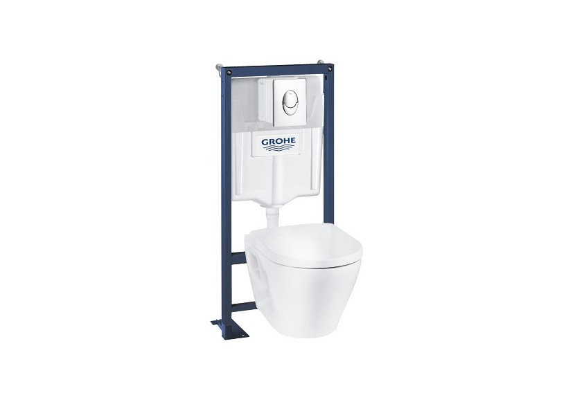 Solido pack bâti wc solido harmony rimless Chromé - 39595000 - Grohe