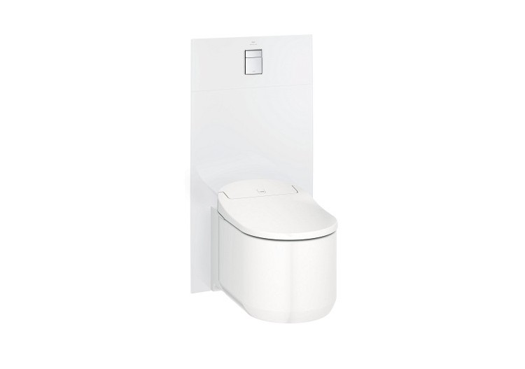Module d'habillage en verre Blanc - 39980LS0 - Grohe
