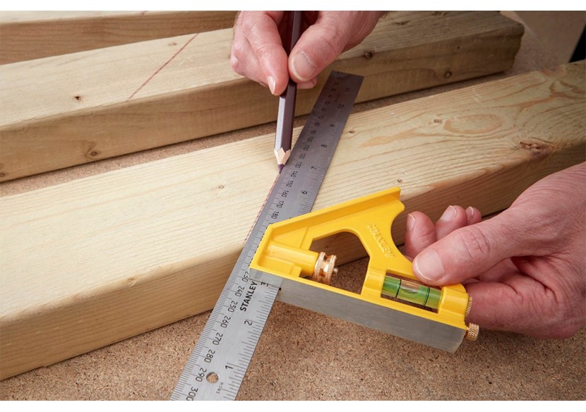 Equerre A  Combinaison Die Cast Multi-Usage 300Mm - Stanley : Confort'Mat