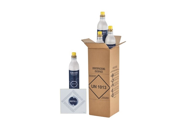 Grohe blue kit de 4 bouteilles 1ère commande (si vous n'avez pas encore 4 bouteilles vides à retourner) - 40422000 - Grohe