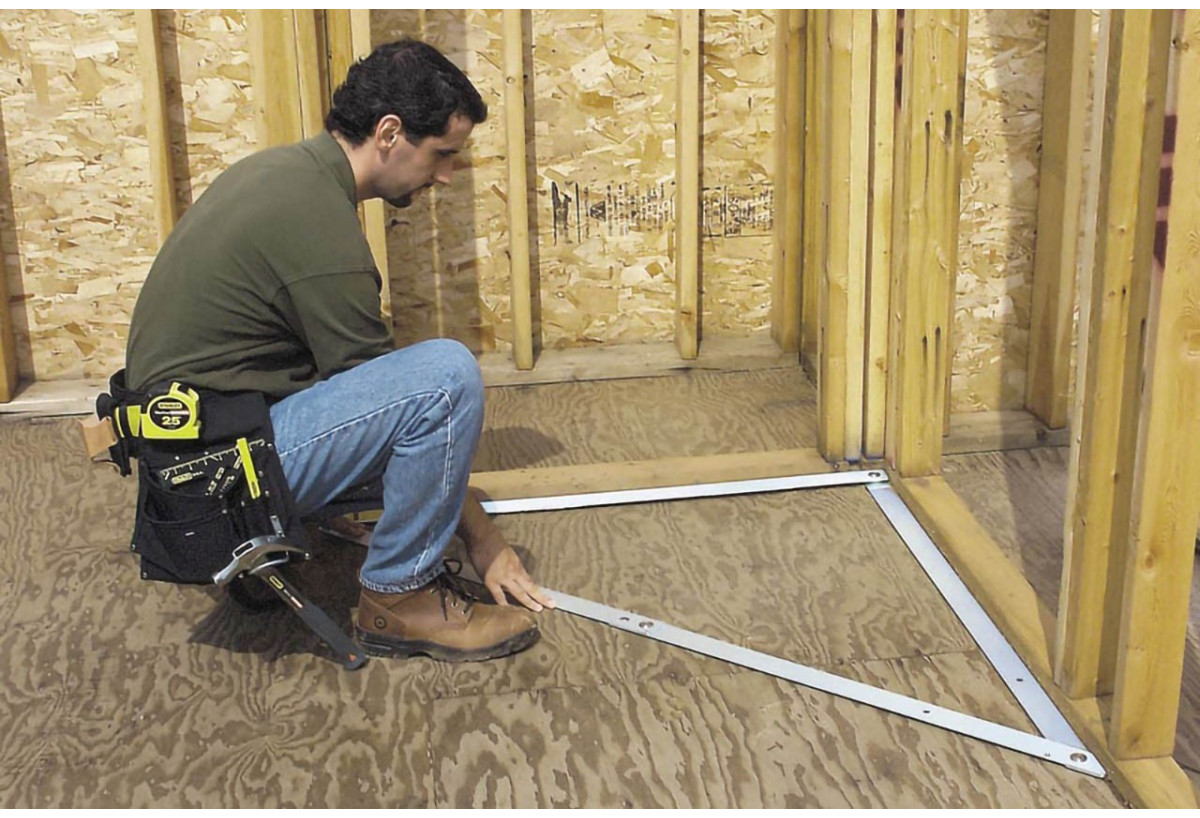 Equerre Depliante 120 X 120 X 170Cm - Stanley : Confort'Mat