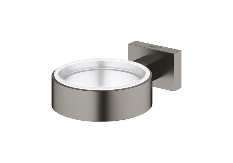 Essentials cube cadre support Hard Graphite brossé - 40508AL1 - Grohe