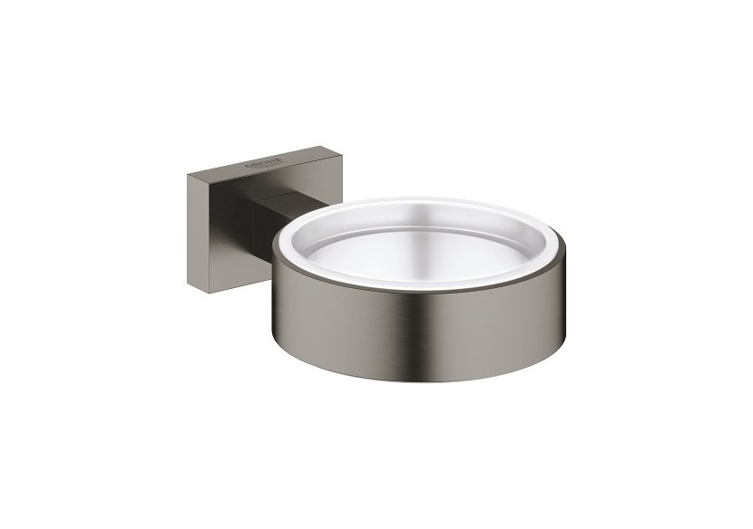 Essentials cube cadre support Hard Graphite brossé - 40508AL1 - Grohe