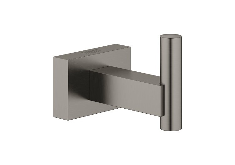 Essentials cube patère murale Hard Graphite brossé - 40511AL1 - Grohe 2