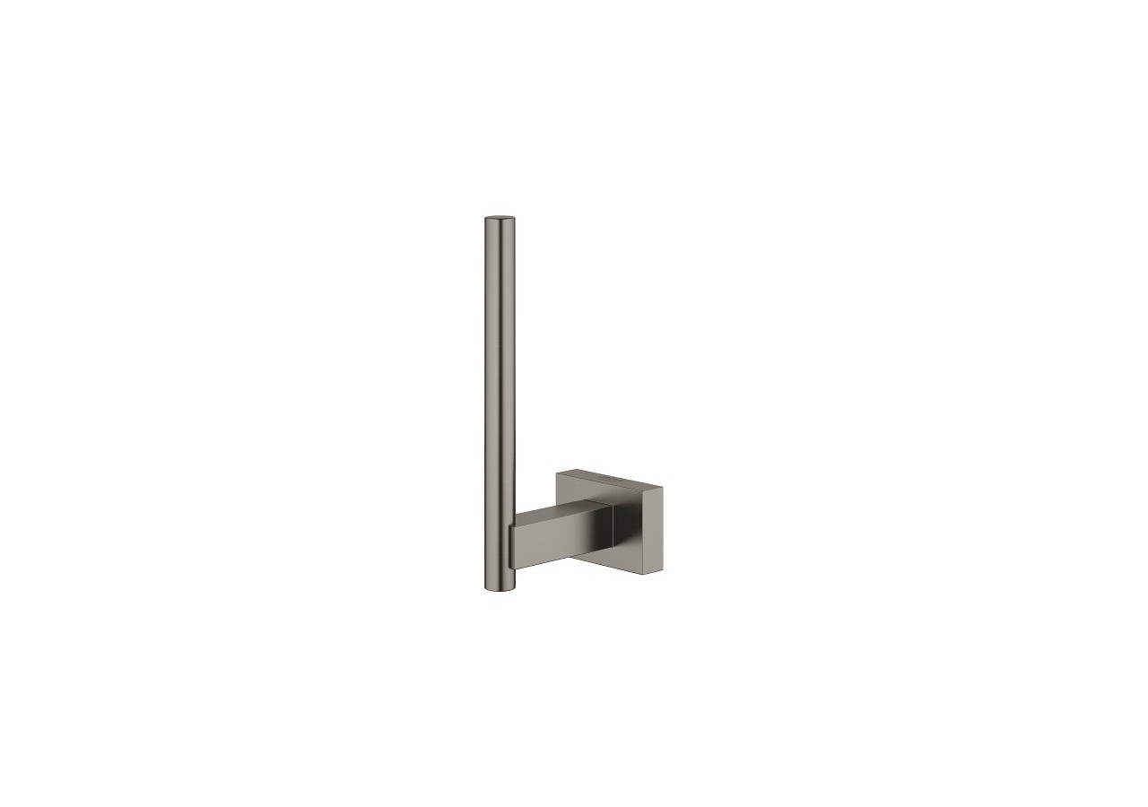 Essentials cube réserve de papier Hard Graphite brossé - 40623AL1 - Grohe