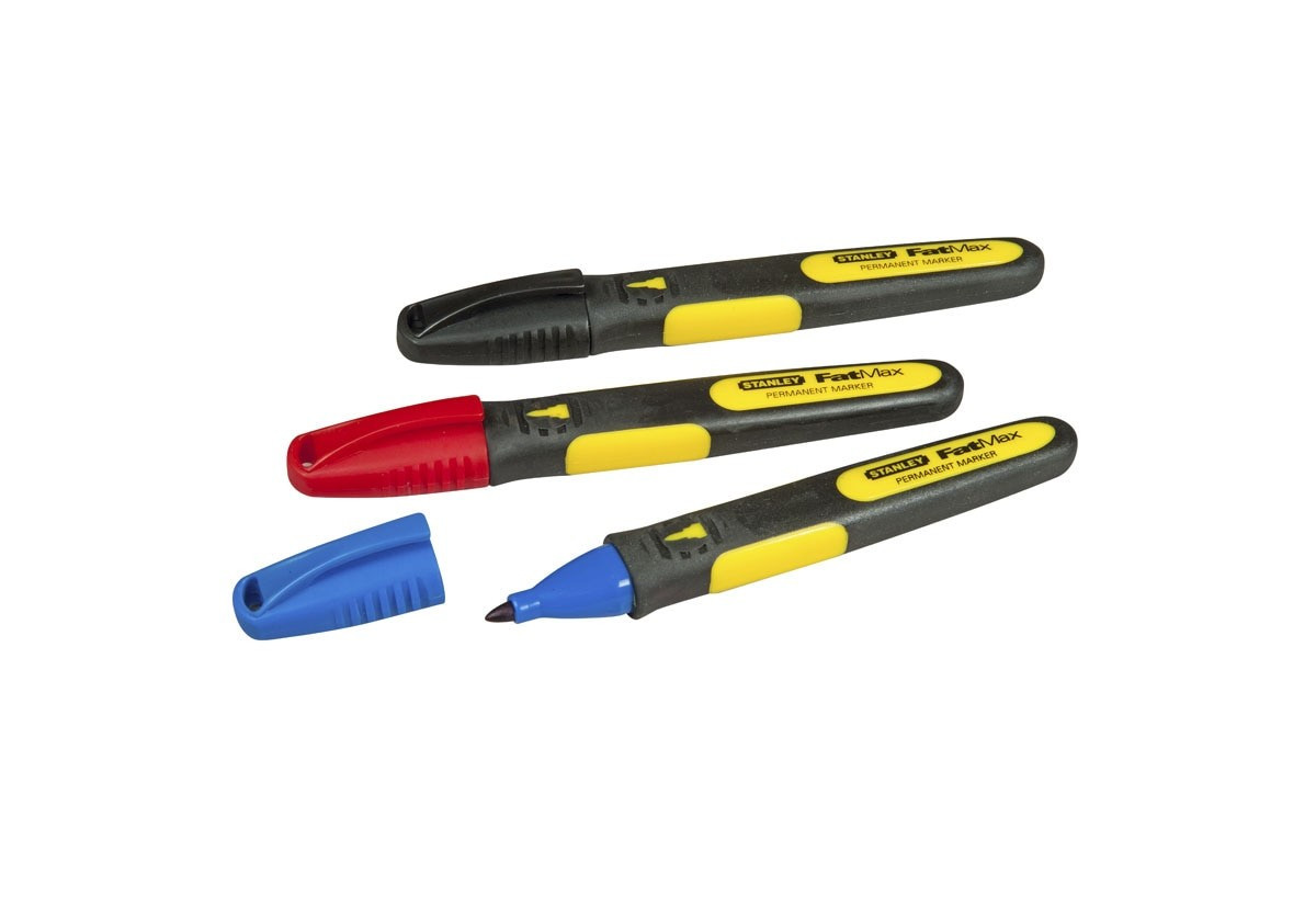 Marqueur Pointe Fine - 3 Couleurs - Carte 3Pcs -   - Fatmax : Confort'Mat